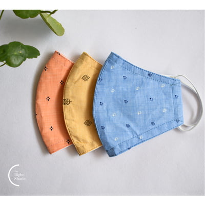 Cotton face mask - Elementary 1.0 (Pack of 3) Cotton face mask - Elementary 1.0 (Pack of 3)