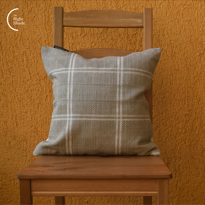 Cushion Cover - Parallel Hues Grid Illusion